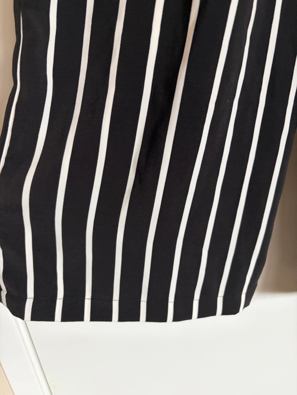 FINAL PRICE! Forever 21 Wide Leg Striped Pants High Waist Adjustable Small NWT - Picture 5 of 11